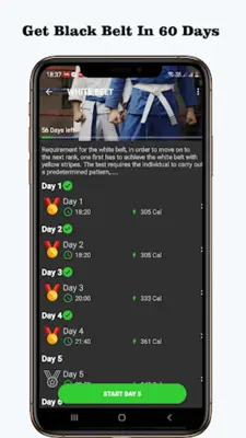 Taekwondo Workout At Home android App screenshot 9