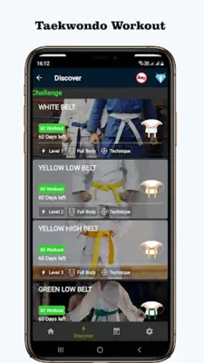 Taekwondo Workout At Home android App screenshot 10