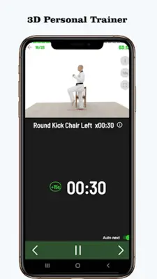 Taekwondo Workout At Home android App screenshot 1